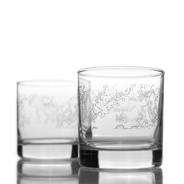 Map Rocks Glass Set